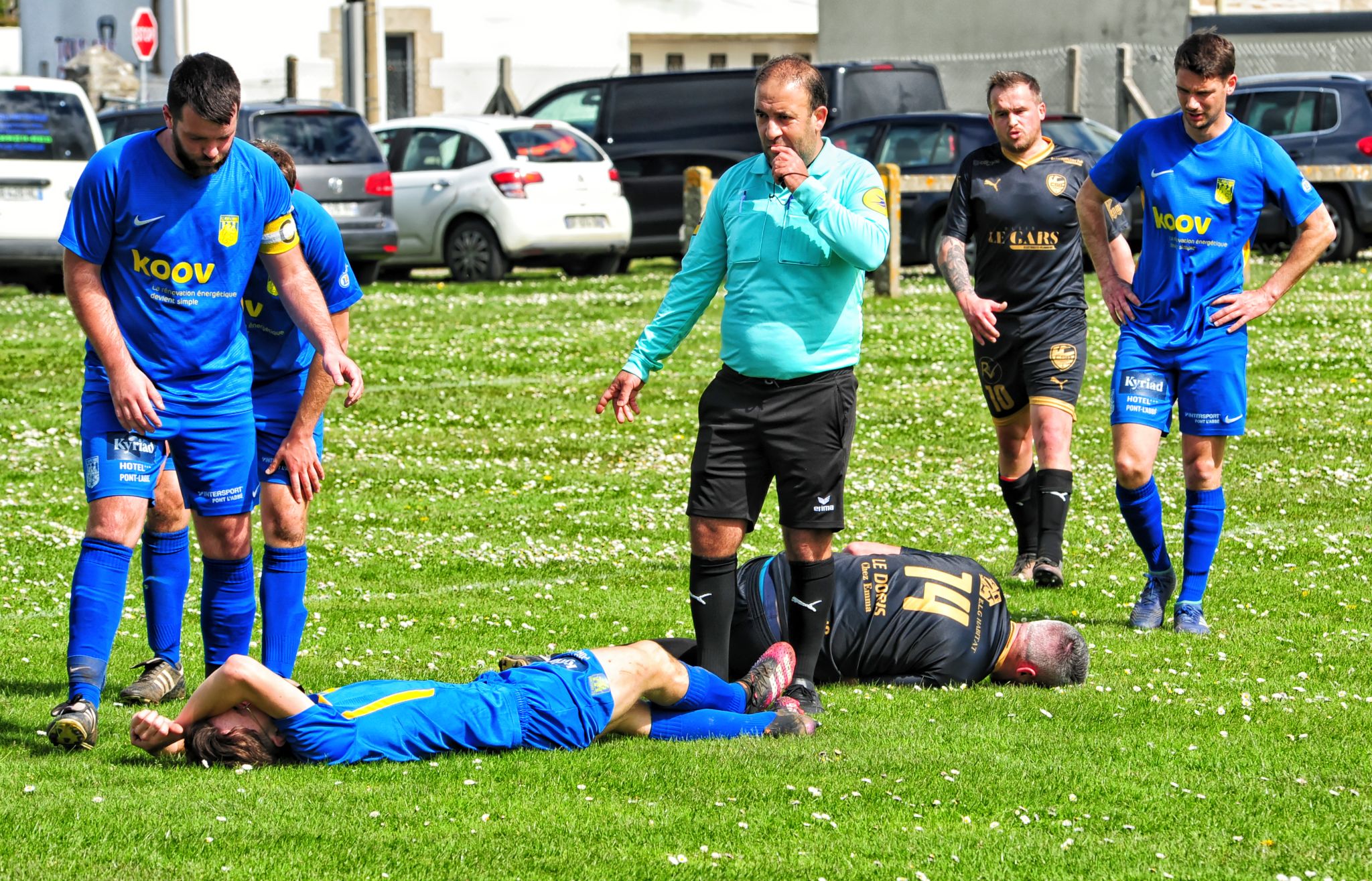 petite sieste parmi les douces marguerites