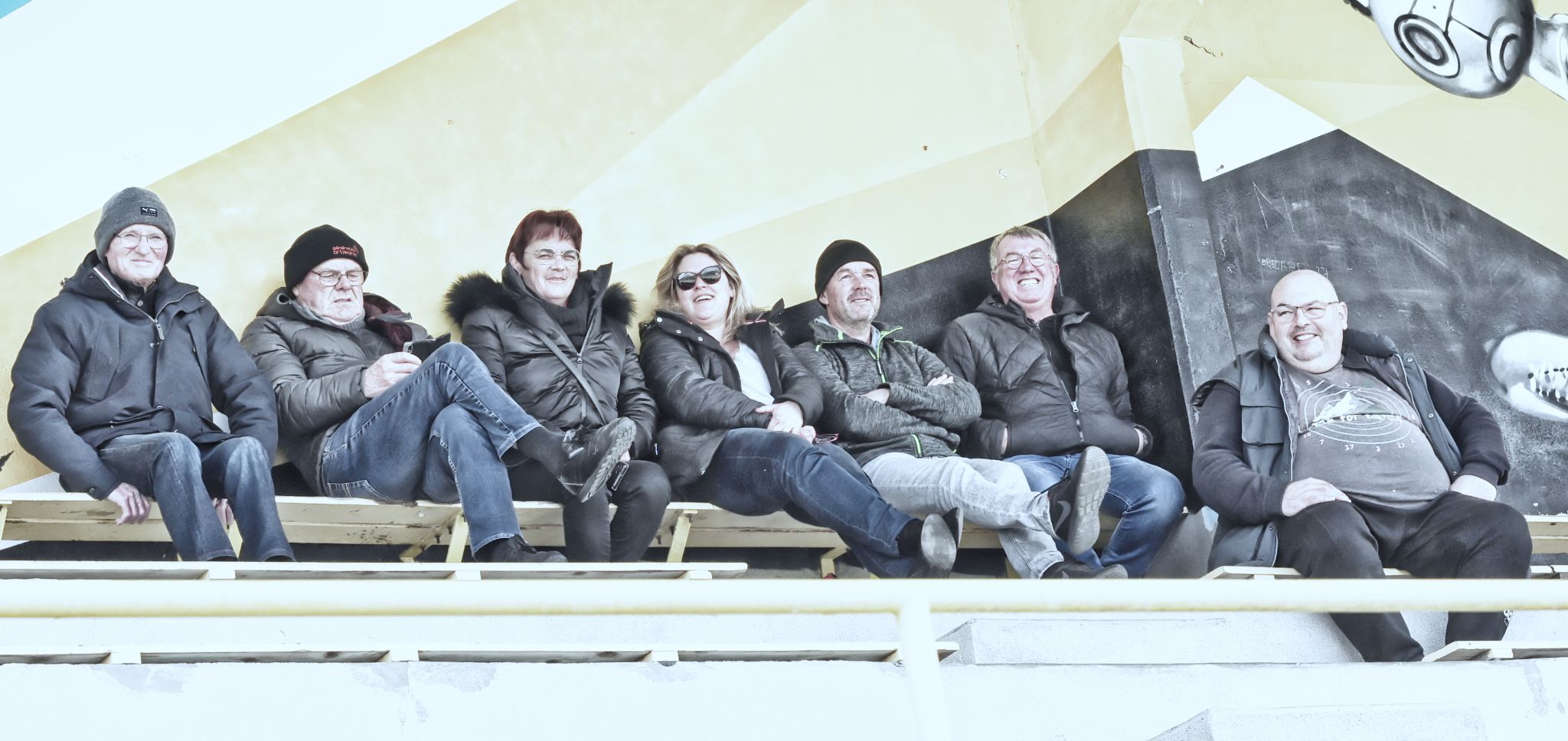 Retour à JOS PERON ...attendu par les spectateurs