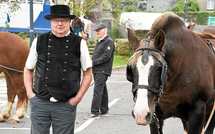 Robert Andro, de Landudec, , a vendu sa dernière jument en 2024 avant de tirer sa révérence