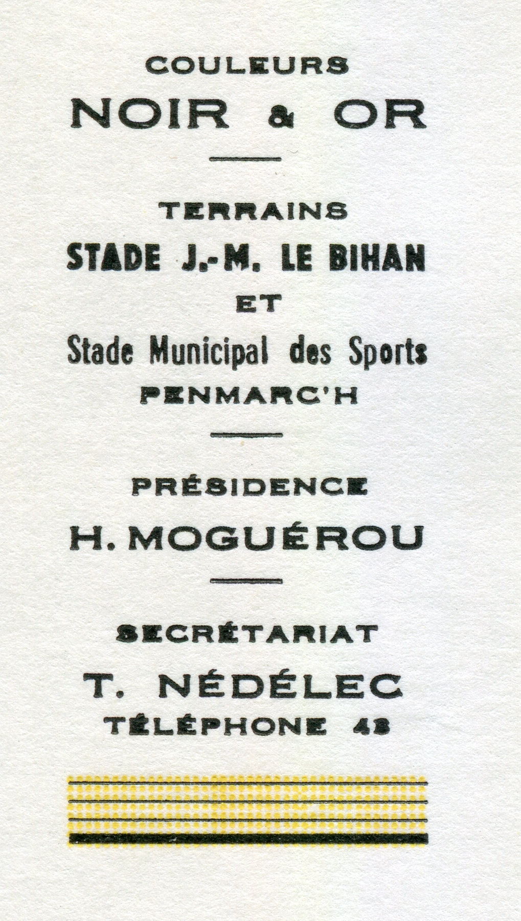 Sous la présidence de H. MOGUEROU