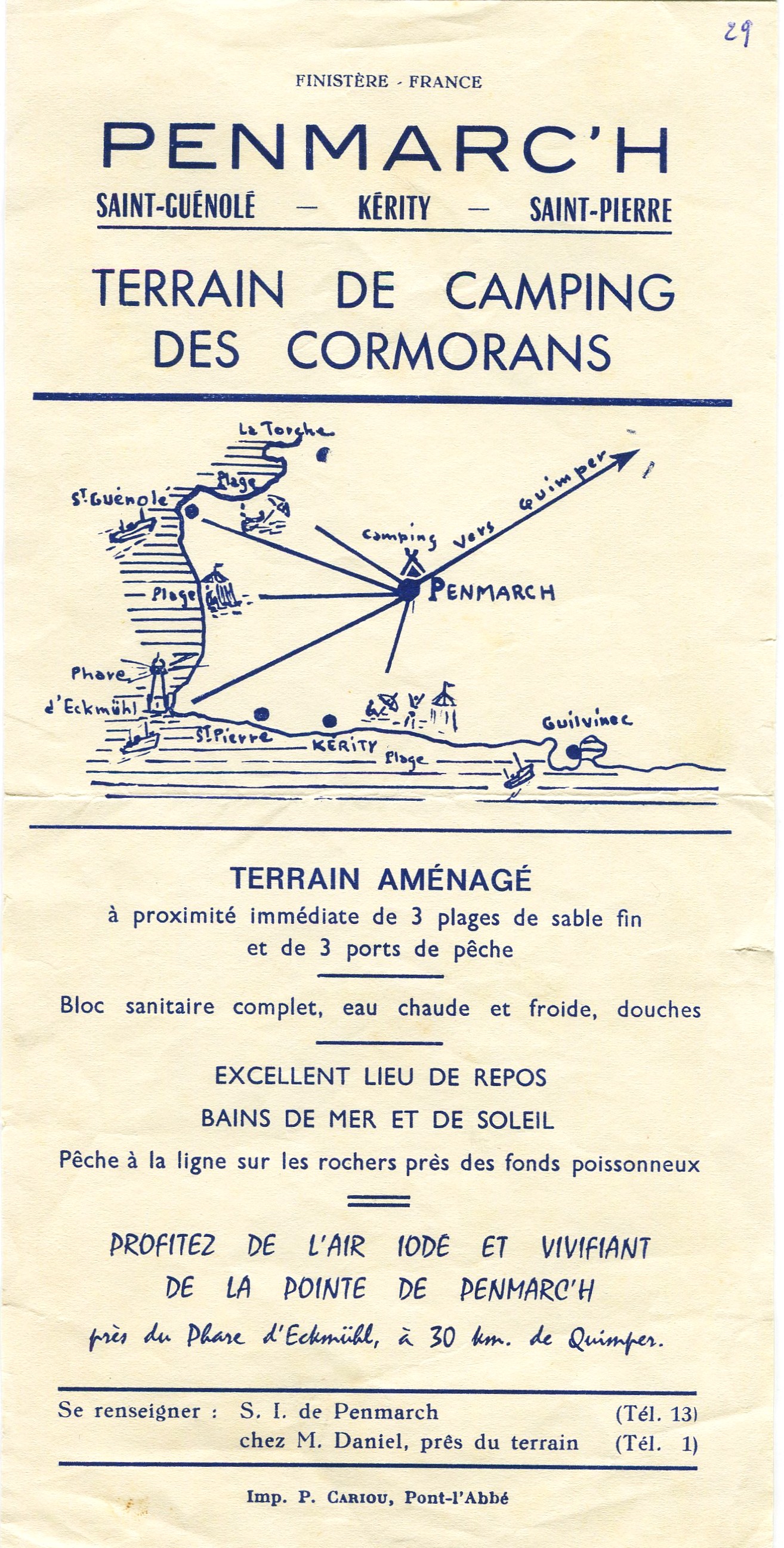 Affiche Camping des Cormorans