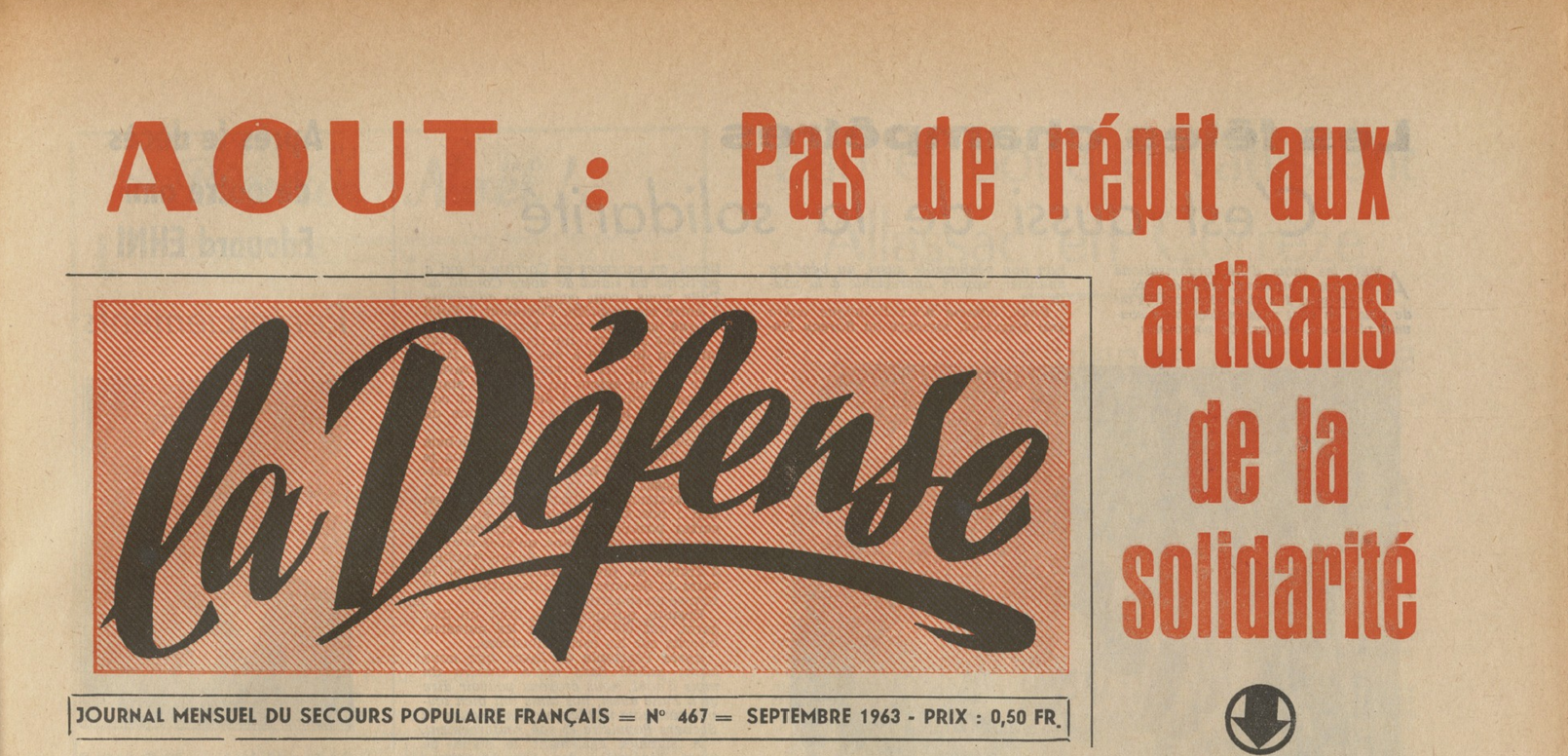 Article La Défense 1963