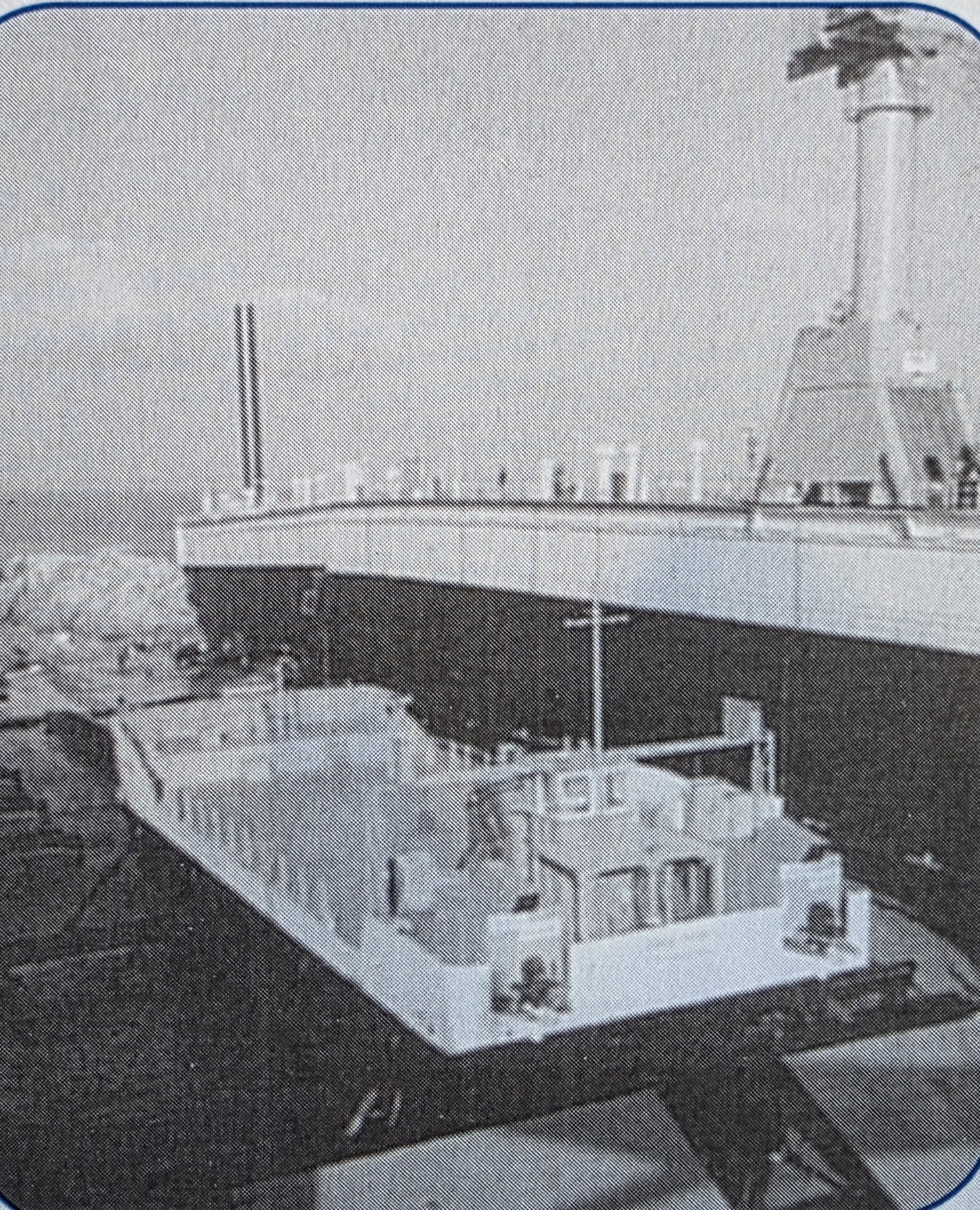 La barge à l'intérieur