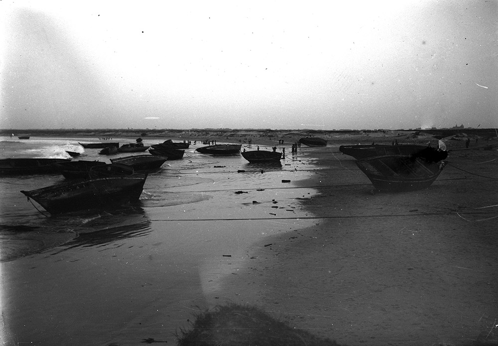 Vestiges sur la plage