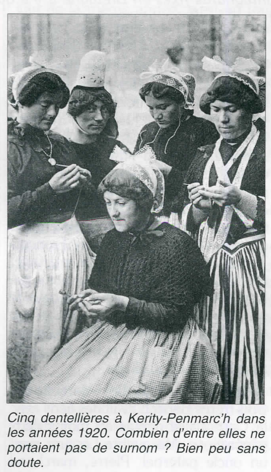 Dentellières de Kérity, années 1920