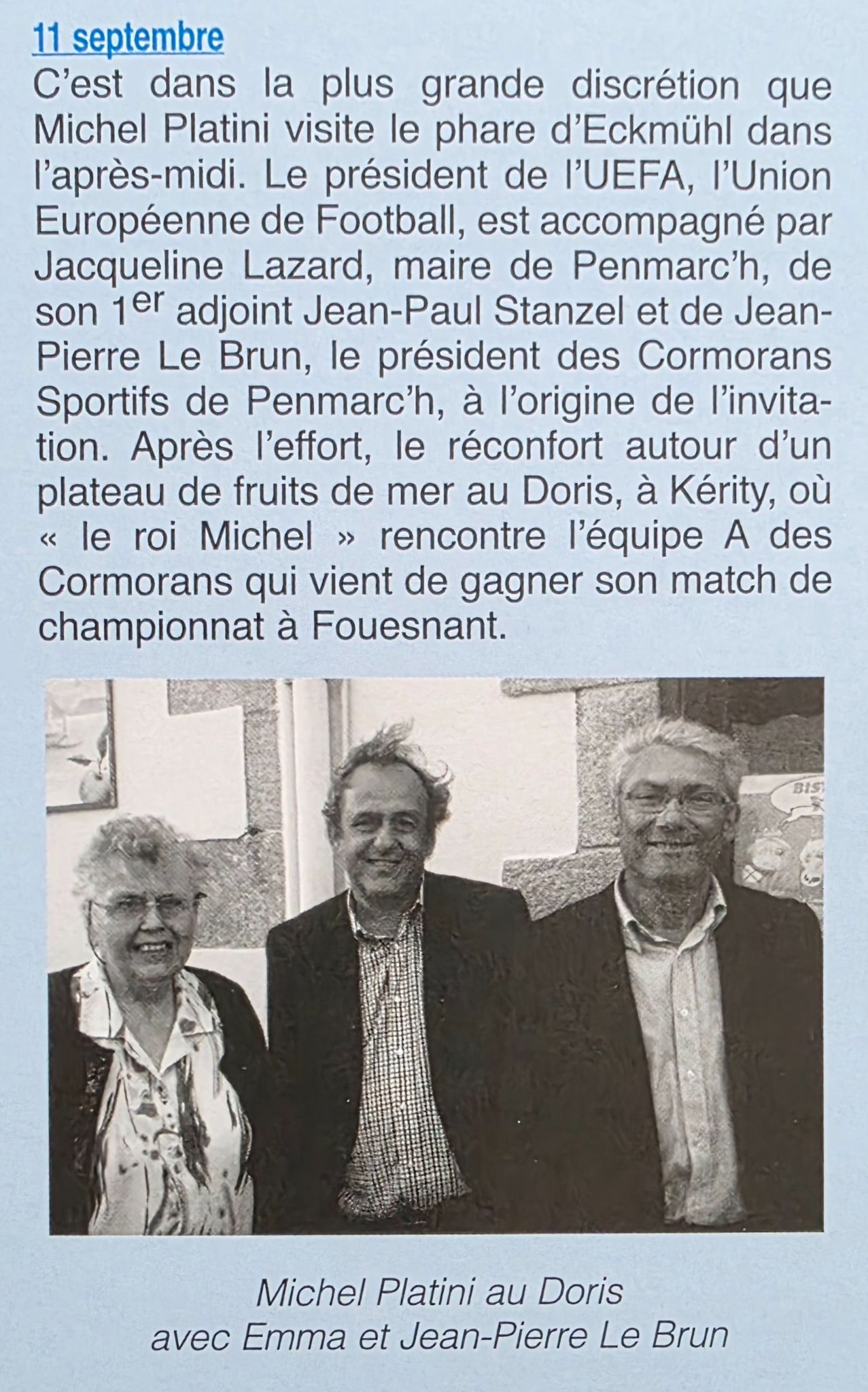 Jean-Pierre Emma et Platoche en 2011