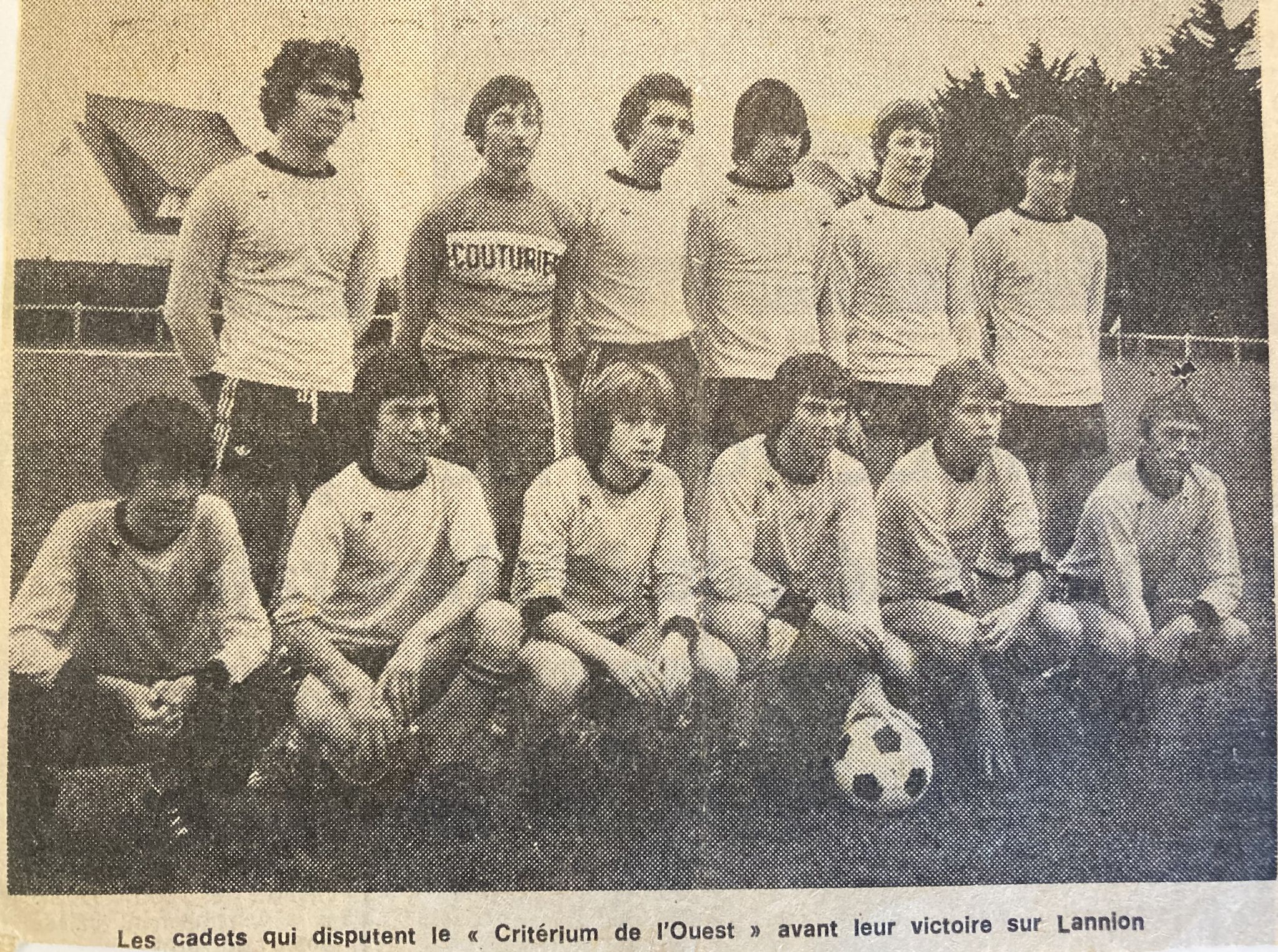 Photo  de 1977 transmise par Philippe AUTRET