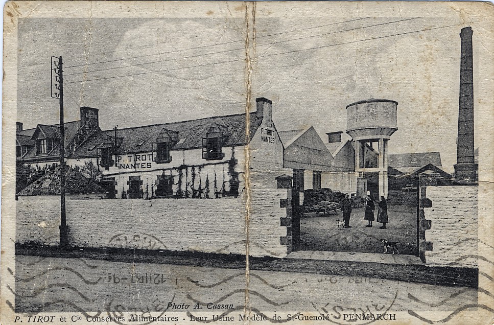 Recto de la carte : Usine Tirot